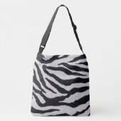 Sac Ajustable Fourre-tout d'impression Zebra noir/blanc (Dos)