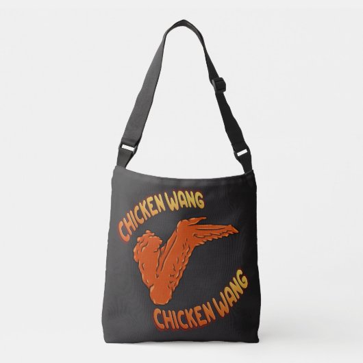 Sac Ajustable Fourre-tout entièrement imprimé à aile de poulet (Devant)