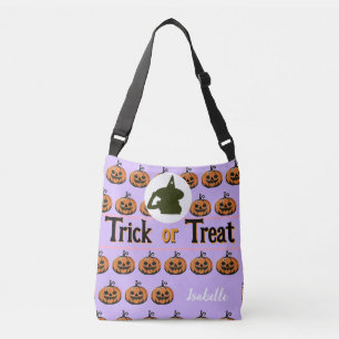 Sac Ajustable Fourre-tout ruse d'halloween ou traiter le nom bla