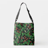Sac Ajustable Fraises sauvages sur le noir (Dos)