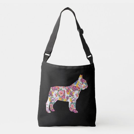 Sac Ajustable Français Bulldog Flower Motif Frenchie Bulldogs (Devant)