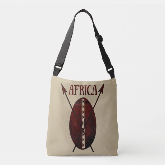 Sac Ajustable france abstraite lance de protection afro art (Devant)