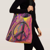 Sac Ajustable Freak Drapeau Psychedelic Hippy Couture (De près)