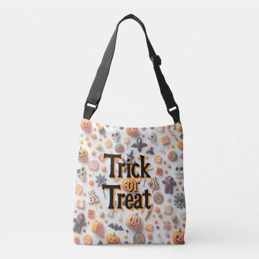 Sac Ajustable Friandises d'Halloween (Devant)