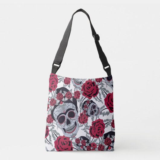 Sac Ajustable Frida Kahlo  and roses  (Devant)