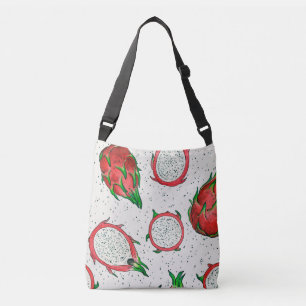 Sac Ajustable Fruit de dragon rouge sur blanc