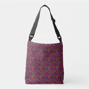 Sac Ajustable Fuchsia Dansantes Aquarelles Marguerites