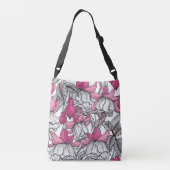 Sac Ajustable Fuchsia en blanc et rose (Dos)