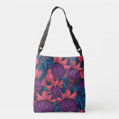 Sac Ajustable Fuchsia en bleu et violet (Dos)
