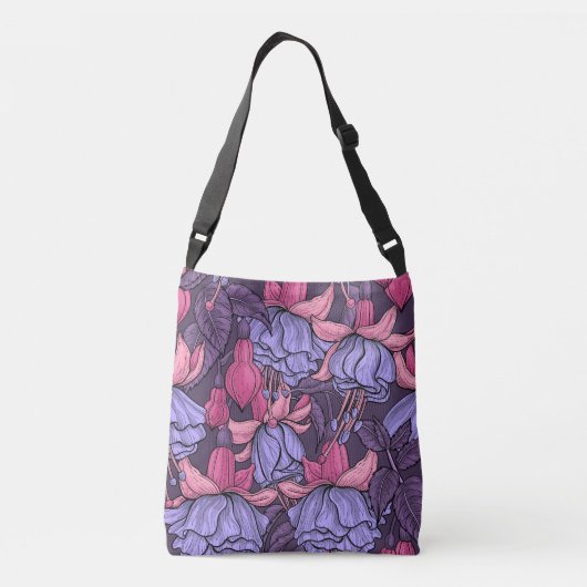 Sac Ajustable Fuchsia rose et violet (Dos)