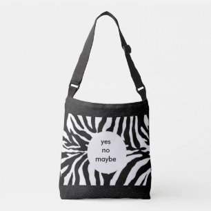 Sac Ajustable FUN Zebra avec look cuir sur toute l'impression