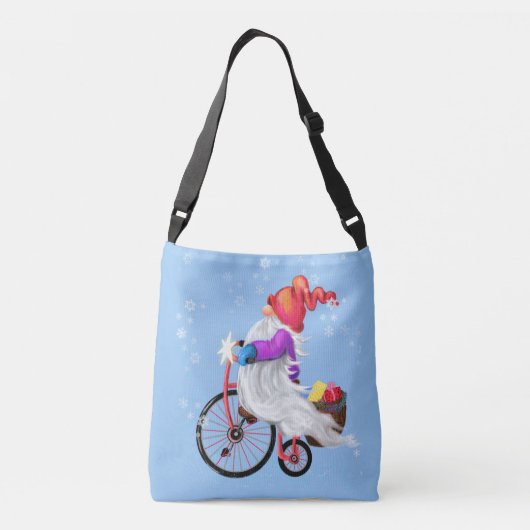 Sac Ajustable Funny Gnome with Bike and Toxits (Dos)