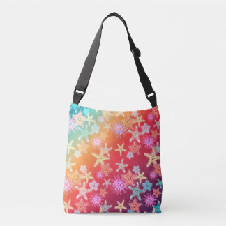 Sac Ajustable Funny Starfish dans un motif de style arc-en-ciel