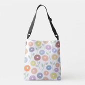 Sac Ajustable Fuzzy Flower Lg Pattern Pastels on White (Dos)