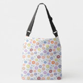 Sac Ajustable Fuzzy Flower Rpt Pattern Pastels on White (Devant)