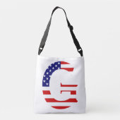 Sac Ajustable G Monogramme superposé sur le drapeau américain cb (Dos)