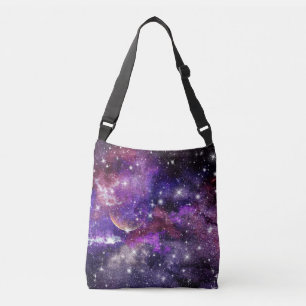 Sac Ajustable Galaxie violette Voie lactée avec planète