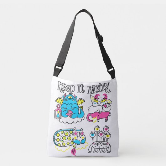 Sac Ajustable Gardez-le Bizarre (Devant)
