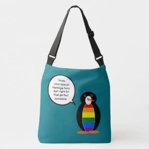 Sac Ajustable Gay pride Parler de Mme Penguin Personnalisée