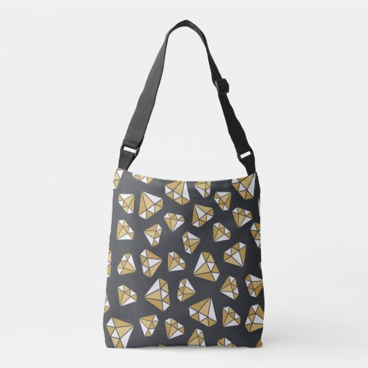 Sac Ajustable Gemstone Thème Vintage Motif sans couture. (Devant)