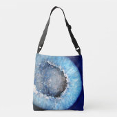 Sac Ajustable Géode cristal bleu tombé (Dos)