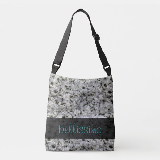 Sac Ajustable Géologie Granite Rock Texture n'importe quel texte (Devant)
