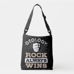 Sac Ajustable Géologie Rock gagne toujours un géologue drôle