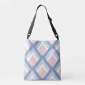 Sac Ajustable géométrique Abstraite, bleue, rose et blanc cassé (Dos)