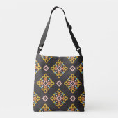 Sac Ajustable Géométrique Abstraite : Texture Vintage transparen (Dos)