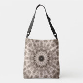 Sac Ajustable géométrique, beige, marron, mandala (Dos)