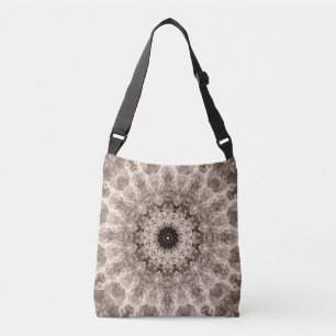 Sac Ajustable géométrique, beige, marron, mandala
