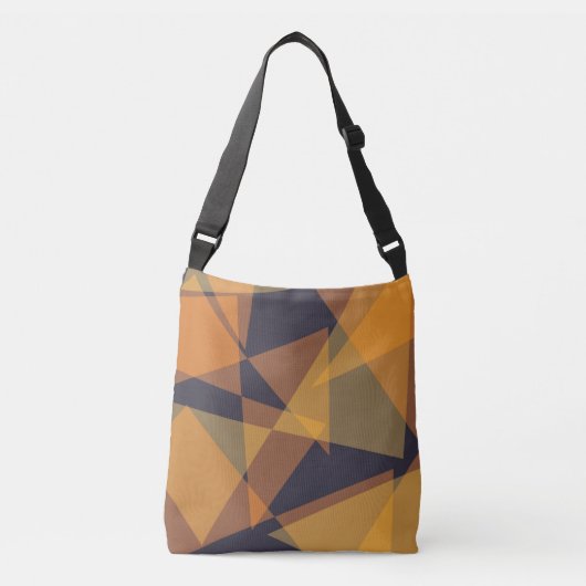 Sac Ajustable Géométrique, cool, tendance, moderne, triangles si (Devant)