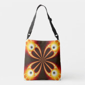 Sac Ajustable Géométrique noire et orange (Dos)