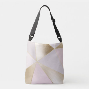 Sac Ajustable Géométrique rose or