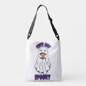Sac Ajustable Ghost d'Halloween mignon mais Éffrayant tenant un  (Dos)
