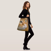 Sac Ajustable Gingembre adorable Tabby Chat Poster Portrait anim (Sur le modèle)
