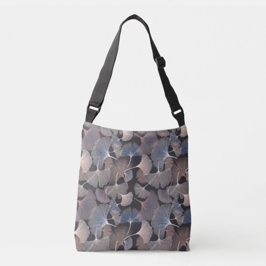 Sac Ajustable Ginkgo feuilles : élégant motif naturel. (Devant)