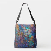 Sac Ajustable Glam Opal Gemstone Motif en verre (Dos)
