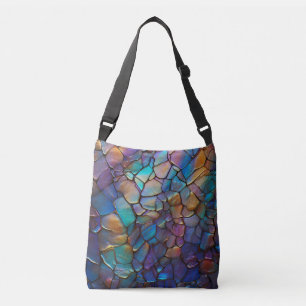 Sac Ajustable Glam Opal Gemstone Motif en verre
