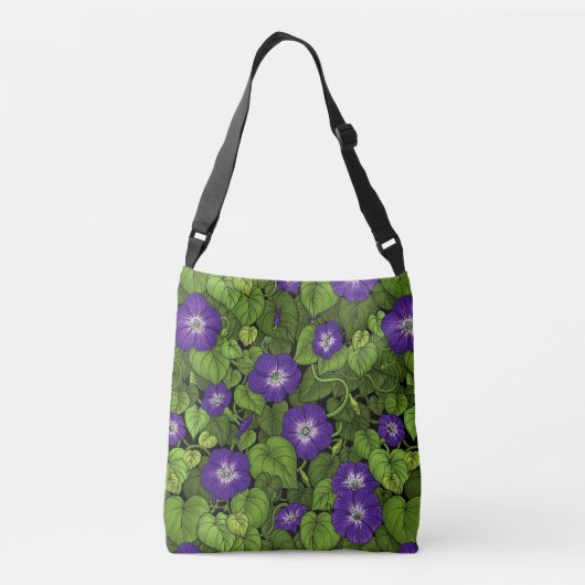 Sac Ajustable Gloire du matin en violet et vert (Dos)