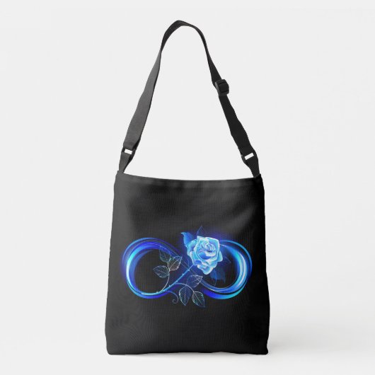 Sac Ajustable Glowing infinity with blue rose (Dos)