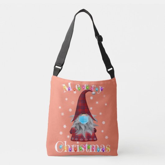 Sac Ajustable Gnome Pyjama de Noël Masque Visage - Garden Gnome (Devant)