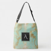 Sac Ajustable *~* Golden Vintage Turquoise Gold Parties scintill (Dos)
