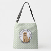 Sac Ajustable Goldendoodle Mom Doodle Mom (rouge doré) (Dos)
