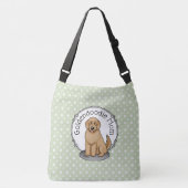 Sac Ajustable Goldendoodle Mom Doodle Mom (rouge doré) (Devant)