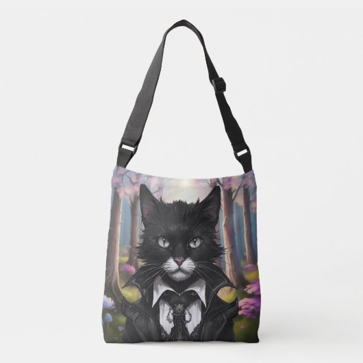 Sac Ajustable Goth chat pastel bois gothique conte de fées (Devant)