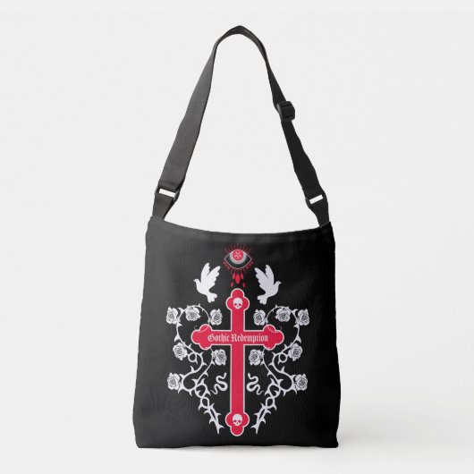 Sac Ajustable Goth Post Punk Mode (Devant)