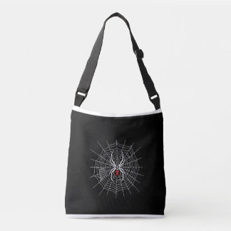 Sac Ajustable Gothique Veuve Noire Araignée Cœur Toile Vintage E