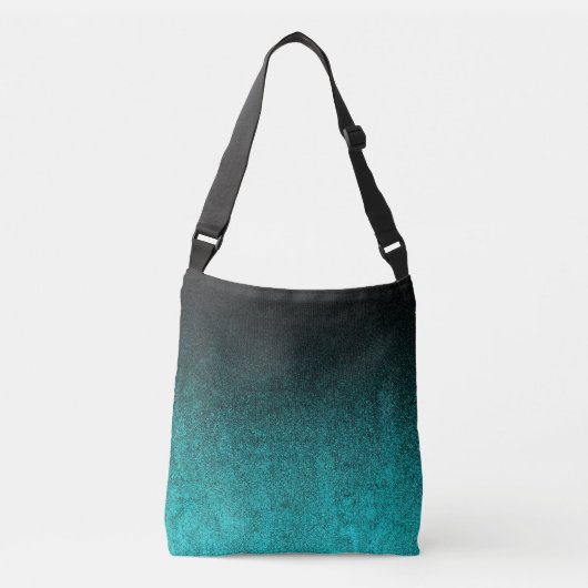 Sac Ajustable Gradient Aqua et Parties scintillant noire (Devant)