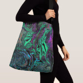 Sac Ajustable Graffiti vert liquide (De près)